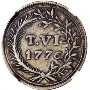 Реверс монеты Мальта, 6 тари, 1776-1780