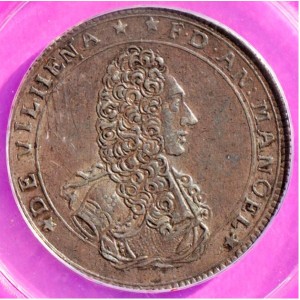 Аверс монеты Мальта, 12 тари, 1723-1724