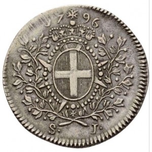 Реверс монеты Мальта, 1 скудо, 1796