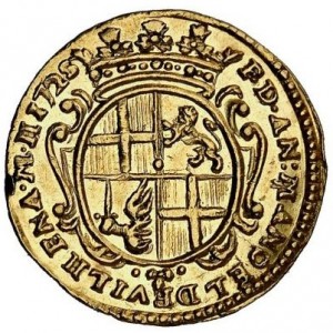 Аверс монеты Мальта, 1 цехин, 1725