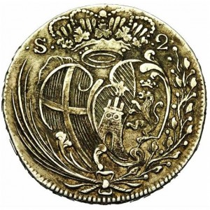 Реверс монеты Мальта, 2 скудо, 1773-1774