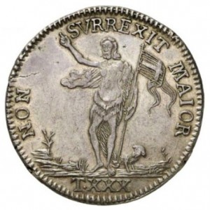 Реверс монеты Мальта, 30 тари, 1761-1768