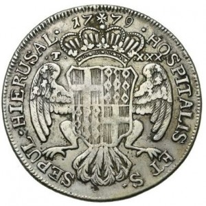 Реверс монеты Мальта, 30 тари, 1779