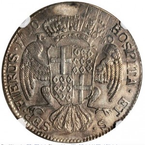 Реверс монеты Мальта, 30 тари, 1781-1790