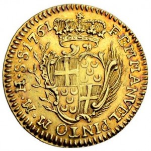 Аверс монеты Мальта, 10 скудо, 1756-1761