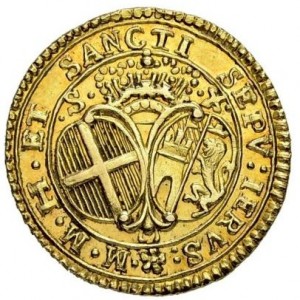 Реверс монеты Мальта, 10 скудо, 1773