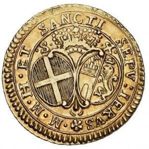 Реверс монеты Мальта, 10 скудо, 1774