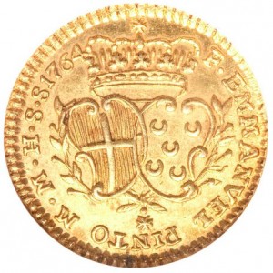 Аверс монеты Мальта, 20 скудо, 1764