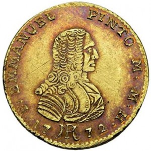 Аверс монеты Мальта, 20 скудо, 1765-1772