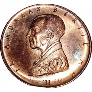Аверс монеты Мальтийский орден, 10 грано, 1992