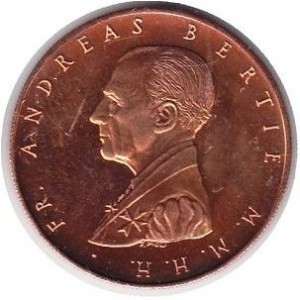 Аверс монеты Мальтийский орден, 10 грано, 1994