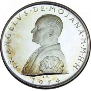 Аверс монеты Мальтийский орден, 9 тари, 1974-1977