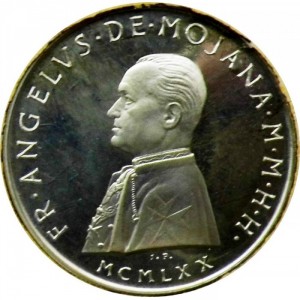 Аверс монеты Мальтийский орден, 1 скудо, 1970