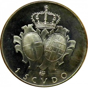 Реверс монеты Мальтийский орден, 1 скудо, 1970