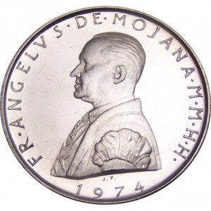 Аверс монеты Мальтийский орден, 1 скудо, 1974-1975