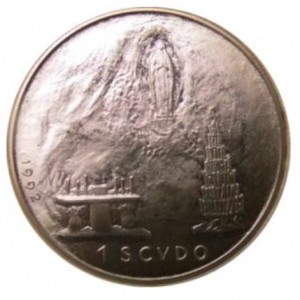 Реверс монеты Мальтийский орден, 1 скудо, 1992