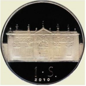 Реверс монеты Мальтийский орден, 1 скудо, 2010