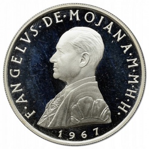 Аверс монеты Мальтийский орден, 2 скудо, 1967
