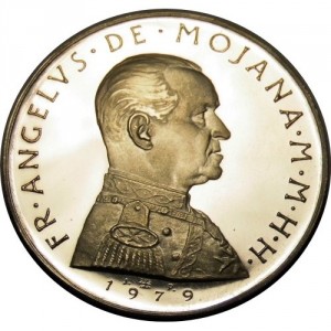 Аверс монеты Мальтийский орден, 2 скудо, 1979