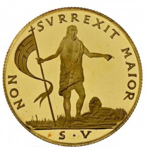 Реверс монеты Мальтийский орден, 5 скудо, 1964