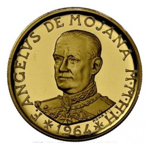 Аверс монеты Мальтийский орден, 10 скудо, 1964