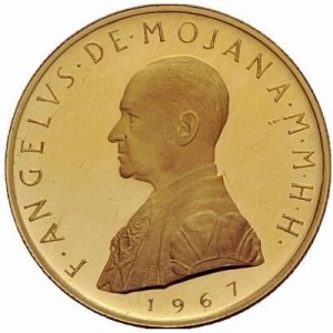 Аверс монеты Мальтийский орден, 10 скудо, 1967
