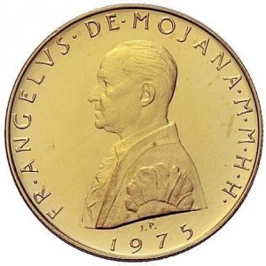 Аверс монеты Мальтийский орден, 10 скудо, 1975-1976