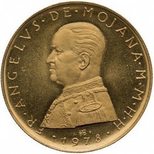 Аверс монеты Мальтийский орден, 10 скудо, 1977-1978