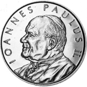 Реверс монеты Мальтийский орден, 1 лира, 2005, Иоанн Павел II /Ioannes Paulus II/