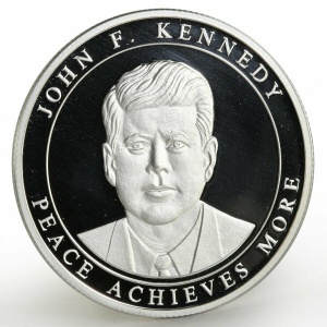 Реверс монеты Мальтийский орден, 500 лир, 2003-2004, Джон Фицджералд Кеннеди