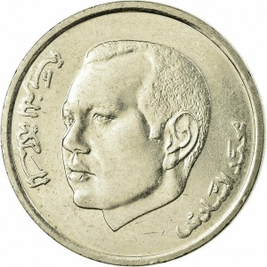 Аверс монеты Марокко, 1 дирхам, 2002