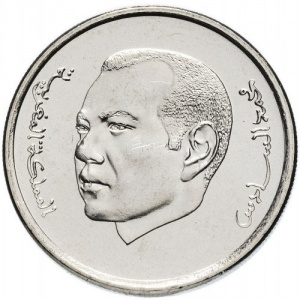 Аверс монеты Марокко, 1 дирхам, 2011-2023