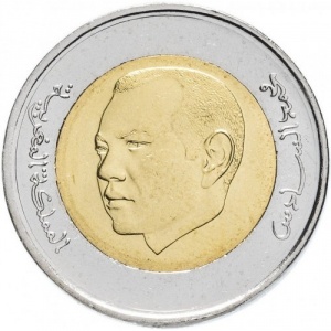 Аверс монеты Марокко, 5 дирхамов, 2011-2023