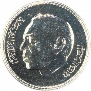 Аверс монеты Марокко, 150 дирхамов, 1981, 20 лет восшествия на престол короля Хасана II