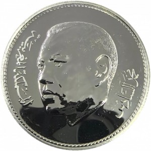 Аверс монеты Марокко, 250 дирхамов, 2002, 3-я годовщина интронизации короля Мухаммеда VI