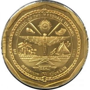 Аверс монеты Маршалловы Острова, 10 долларов, 1991, Як-9