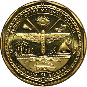 Аверс монеты Маршалловы Острова, 10 долларов, 1992, Героям Коррегидора
