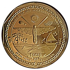 Аверс монеты Маршалловы Острова, 10 долларов, 1994, Плутон