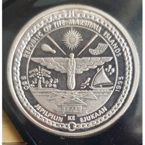 Аверс монеты Маршалловы Острова, 50 долларов, 1995, Джон Кеннеди - Assure the Success of Liberty