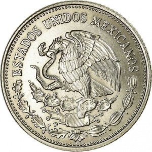 Аверс монеты Мексика, 500 песо, 1986-1992