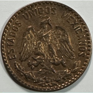 Аверс монеты Мексика, 2 сентаво, 1915