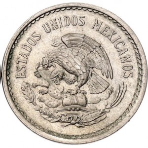 Аверс монеты Мексика, 10 сентаво, 1936-1946