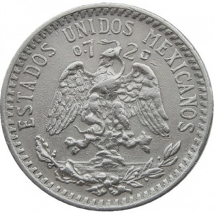 Аверс монеты Мексика, 20 сентаво, 1920-1943