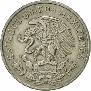 Аверс монеты Мексика, 50 сентаво, 1964-1969