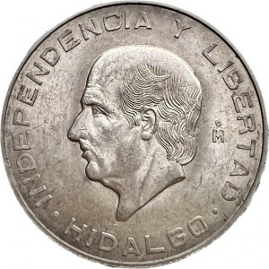 Реверс монеты Мексика, 10 песо, 1955-1956