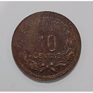 Реверс монеты Мексика, 10 сентаво, 1915