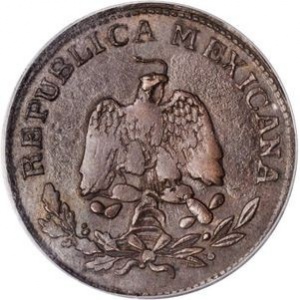 Аверс монеты Мексика, 50 сентаво, 1915
