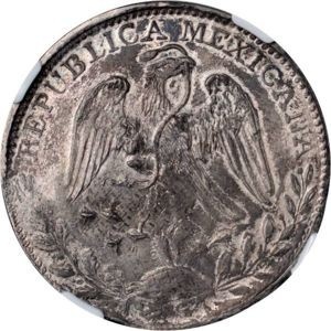 Аверс монеты Мексика, 1 песо, 1917