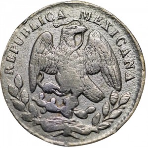 Аверс монеты Мексика, 5 сентаво, 1867-1869