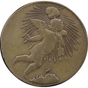 Реверс монеты Мексика, ¼ реала, 1836-1846